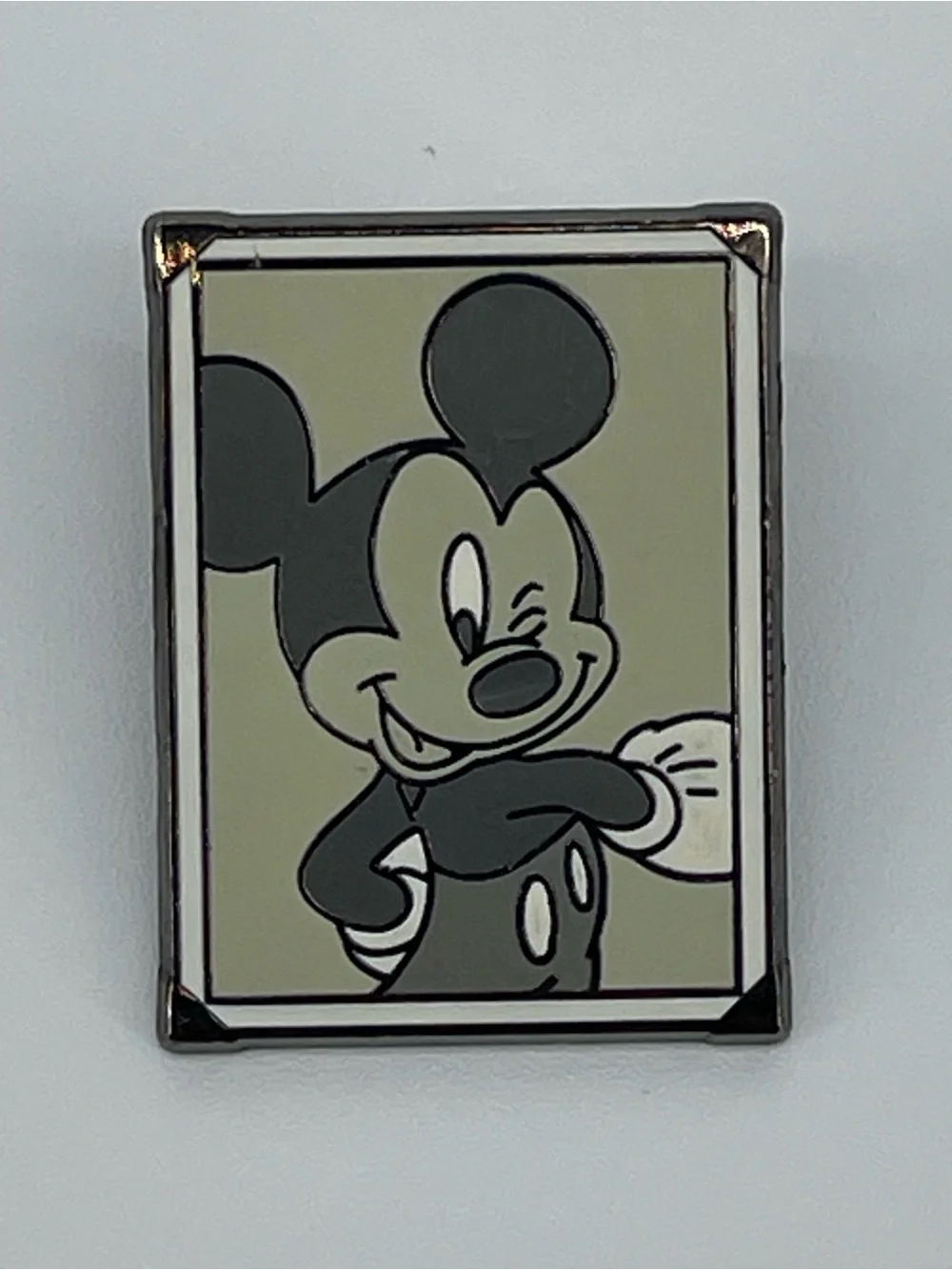 Disney Mickey Mouse Wink Black and White Trading Pin 2011